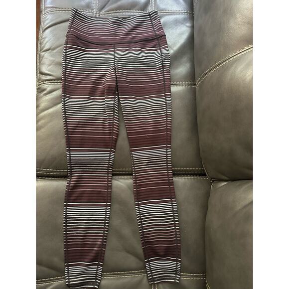 Athleta Expanse Stripe High Rise Chaturanga Leggings- Like new - Picture 6 of 6